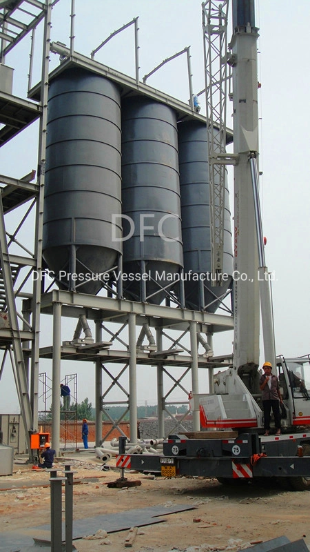 Mine Fly Ash Welded Cement Silo Feed Bulk Powder