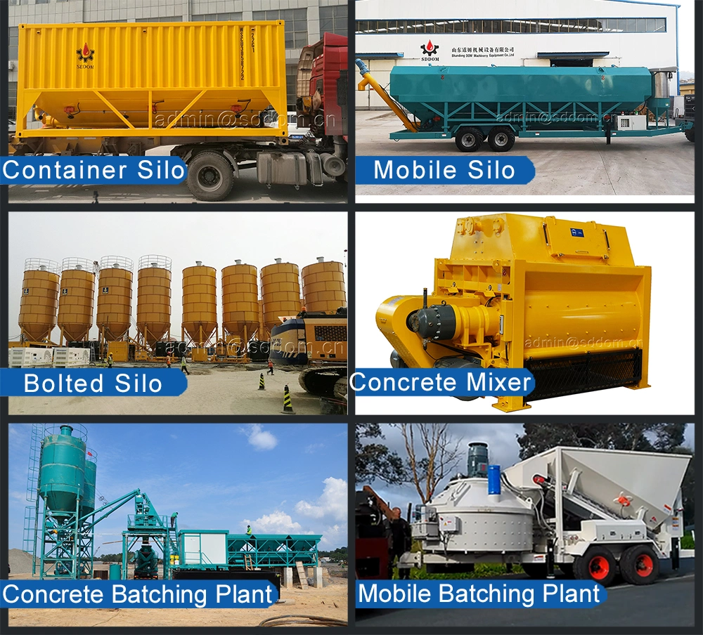 Horizontal Powder Silo Mobile Horizontal Cement Silo Ready Sale