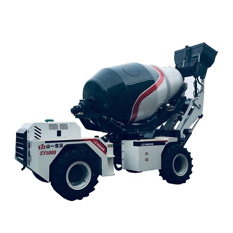 3cbm Mobile Self Loading Concrete Mixer Truck with Pump