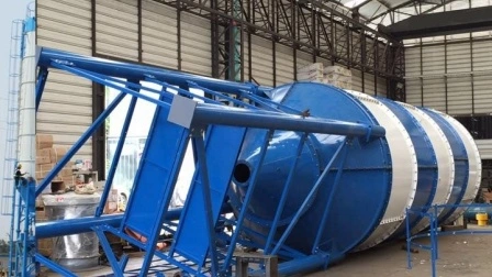 CE et ISO 1 à 3000 tonnes de silo portable/poudre alimentaire, sucre en poudre, silo en acier inoxydable pour le stockage de poudre de ciment