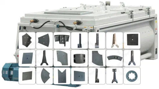 Plaque de revêtement de joint résistante à l'usure thermique pour pièce de mélangeur de centrale de malaxage d'asphalte Lb2000