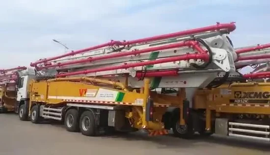 52m 130m3/H a monté le camion de pompe à béton de boom à vendre du fournisseur d'usine de la Chine, prix usine Top Brand 36m 37m 42m 47m 48m 49m 52m 53m 56m 58m Pompe à béton