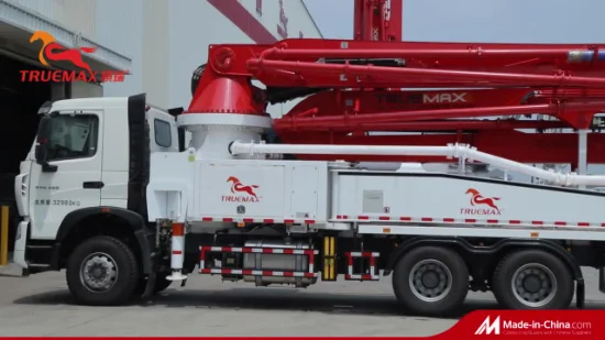 Pompe à flèche en béton montée sur camion Tp43rz5 de Truemax pour machines à béton